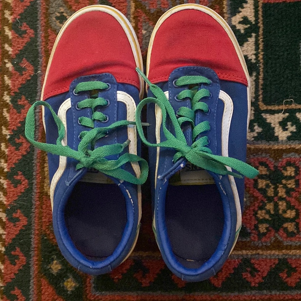 Colorblock Vans for kids!